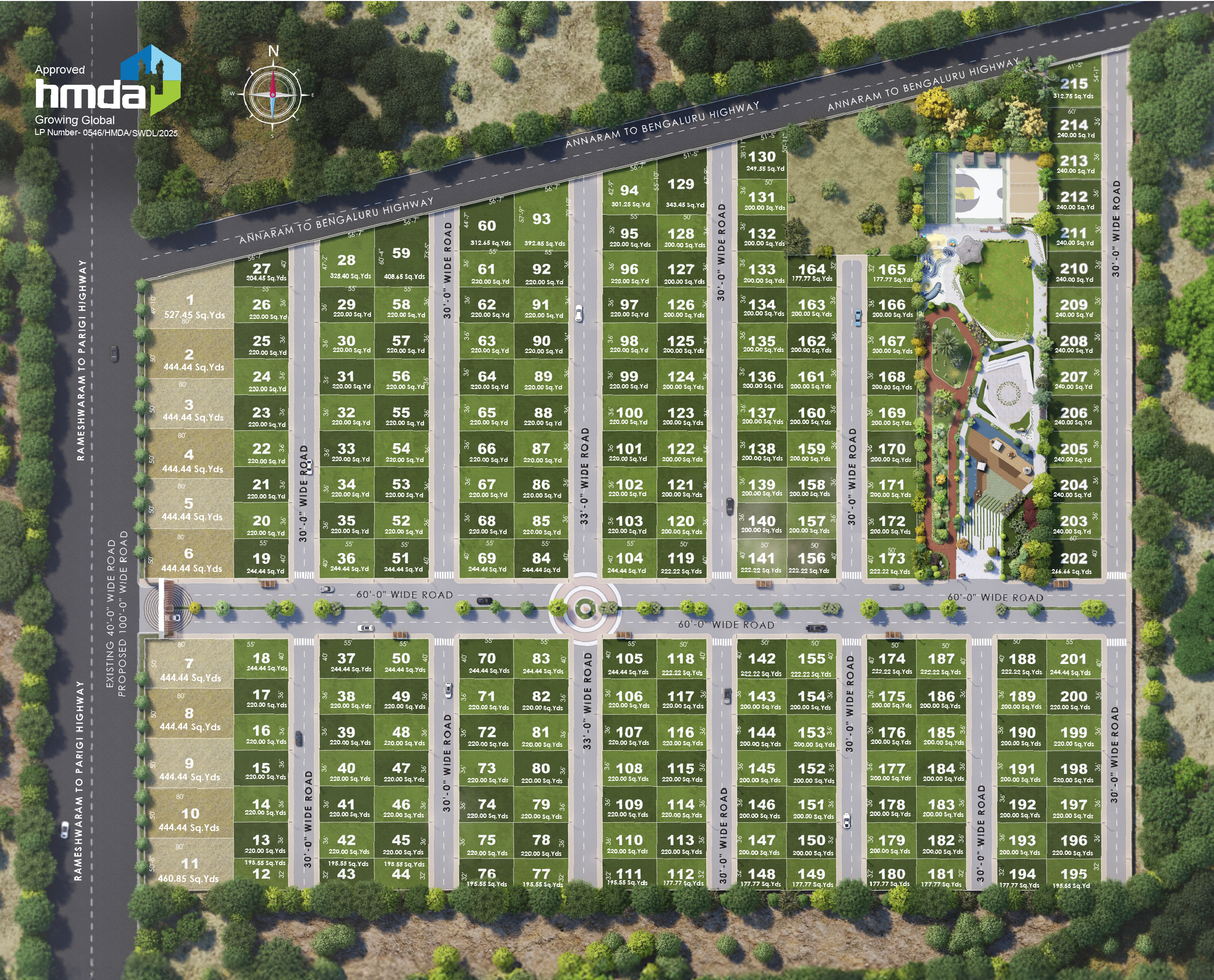 Magnus Smart City site layout